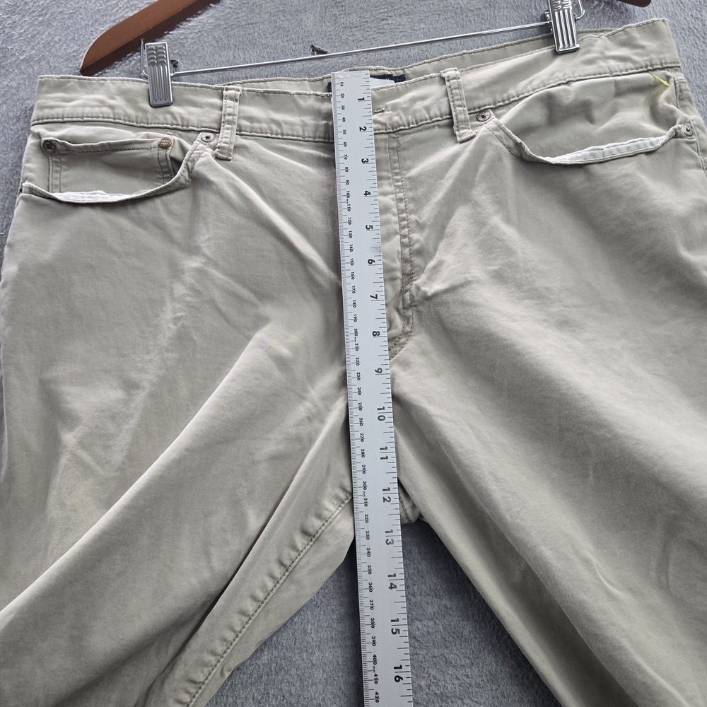 Lucky Brand Men Pants 36X32 Khaki Chino 121 Heritage Slim Button 30" Inseam - Picture 9 of 14